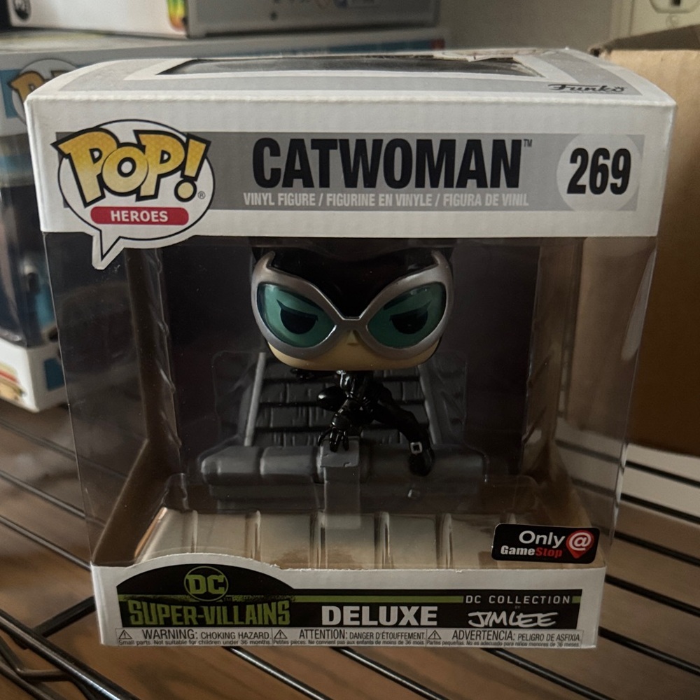 Funko Pop! Heroes Catwoman Vinyl Figure - Black and Green